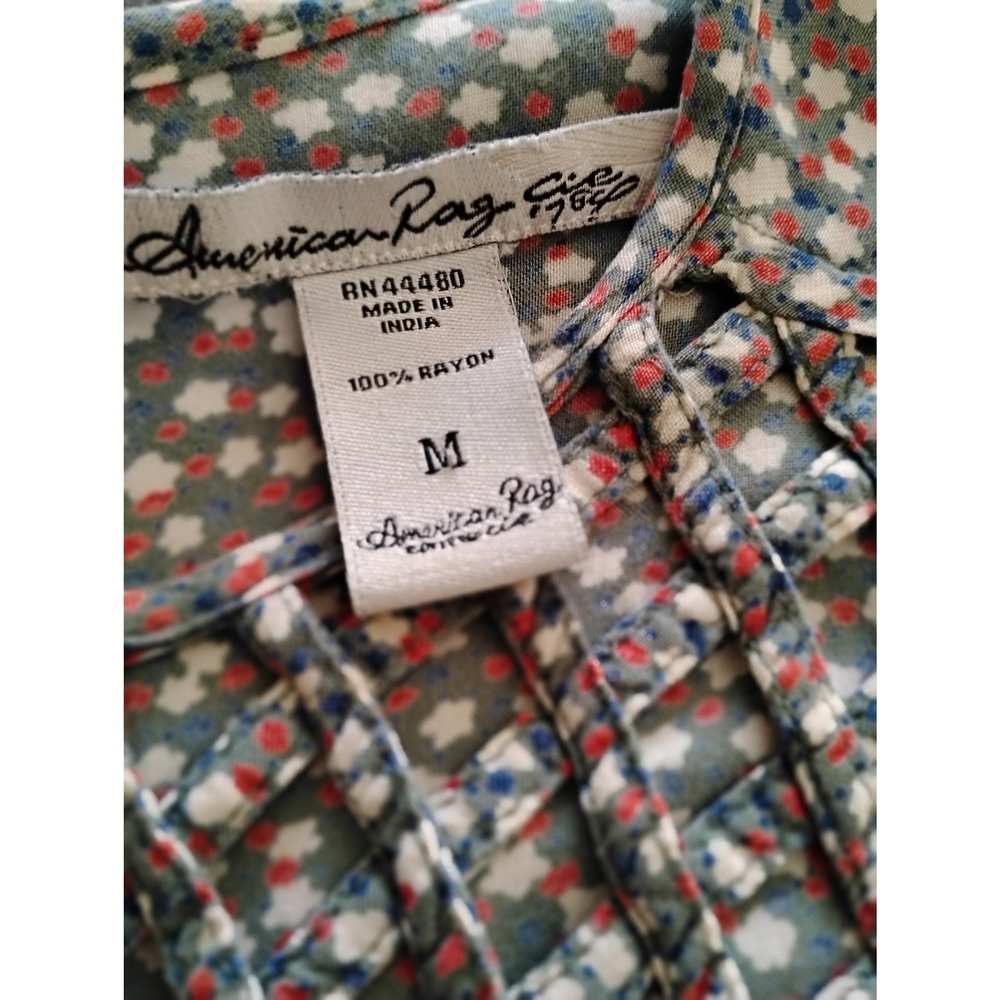 🌸American Rag Floral Sleeveless Ditzy Romper peasant indie Boho whimsygoth - Picture 3 of 7